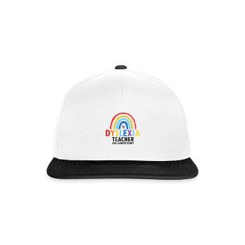 Dyslexia Teacher for Legathenia Therapists - Snapback Cap - white/black - Front
