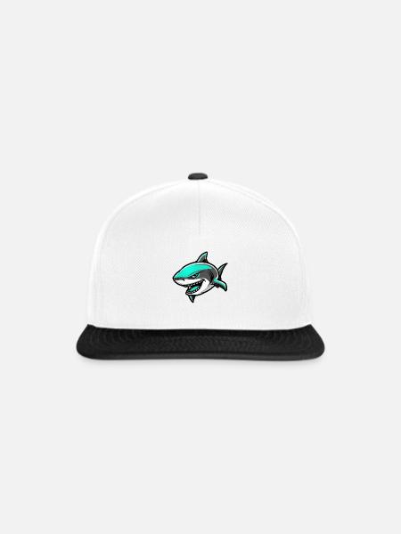 Hai Comic - Snapback Cap - Weiß/Schwarz