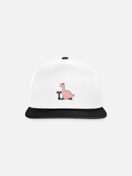 Dino Mia - Snapback Cap - Weiß/Schwarz
