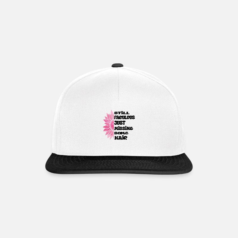 always fabulous, just missing a few hairs - Snapback Cap - white/black