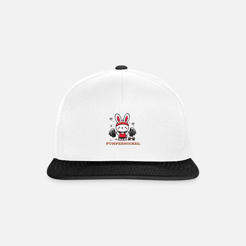 Pumpernickel - Snapback Cap - Weiß/Schwarz
