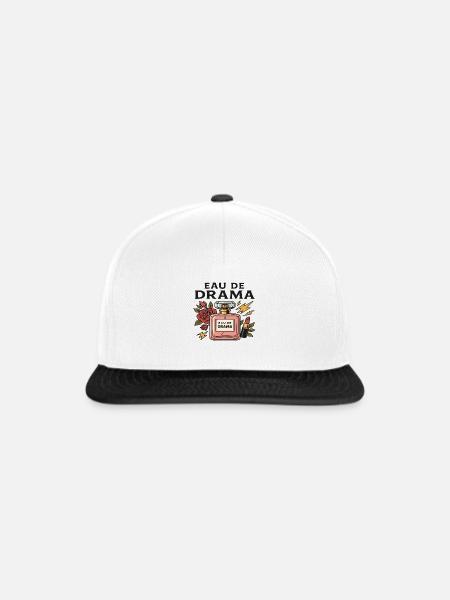 EU De Drama - Snapback Cap - Weiß/Schwarz