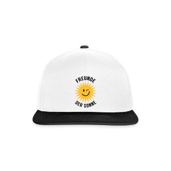 Freunde der Sonne - Snapback Cap - Weiß/Schwarz - Vorne