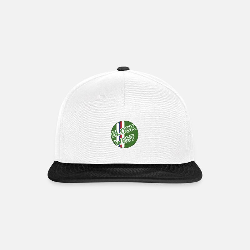 Block West - Snapback Cap - Weiß/Schwarz