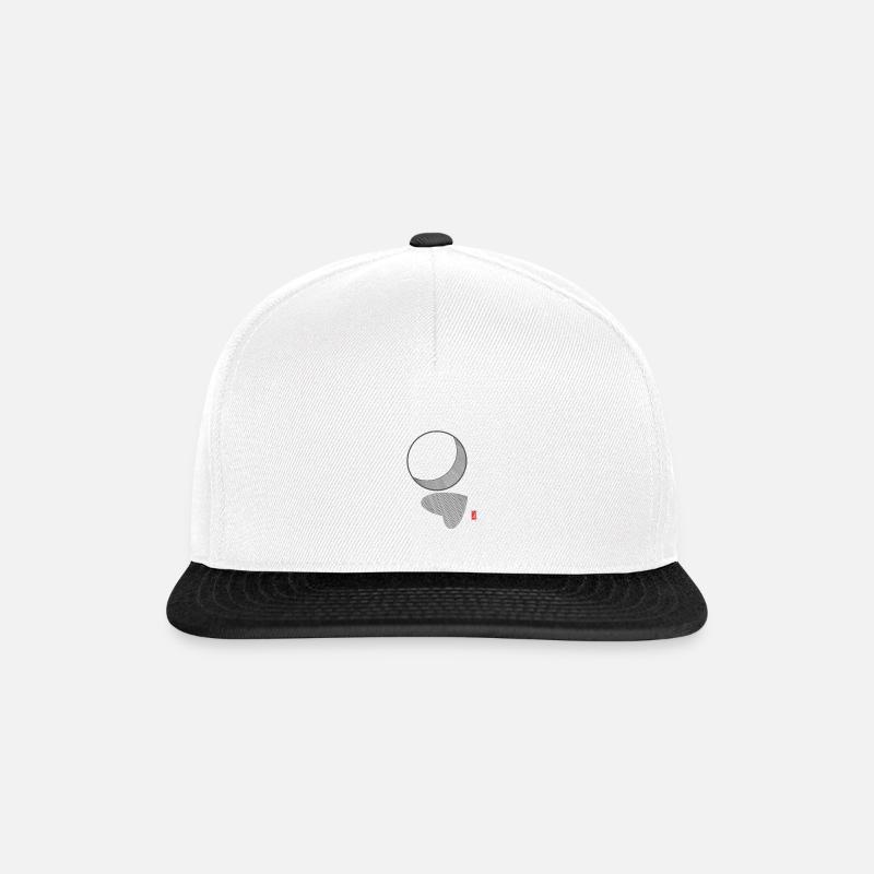 Der Kreis - Snapback Cap - Weiß/Schwarz