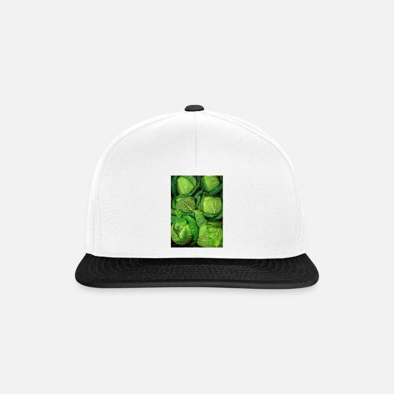 Wirsing Kohl - Snapback Cap - Weiß/Schwarz