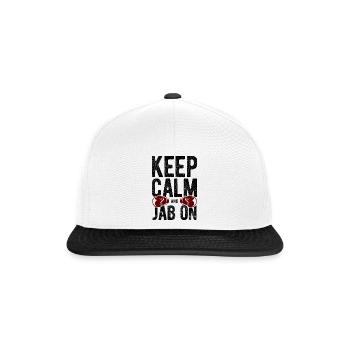 Boxsport Boxing - Snapback Cap - Weiß/Schwarz - Vorne