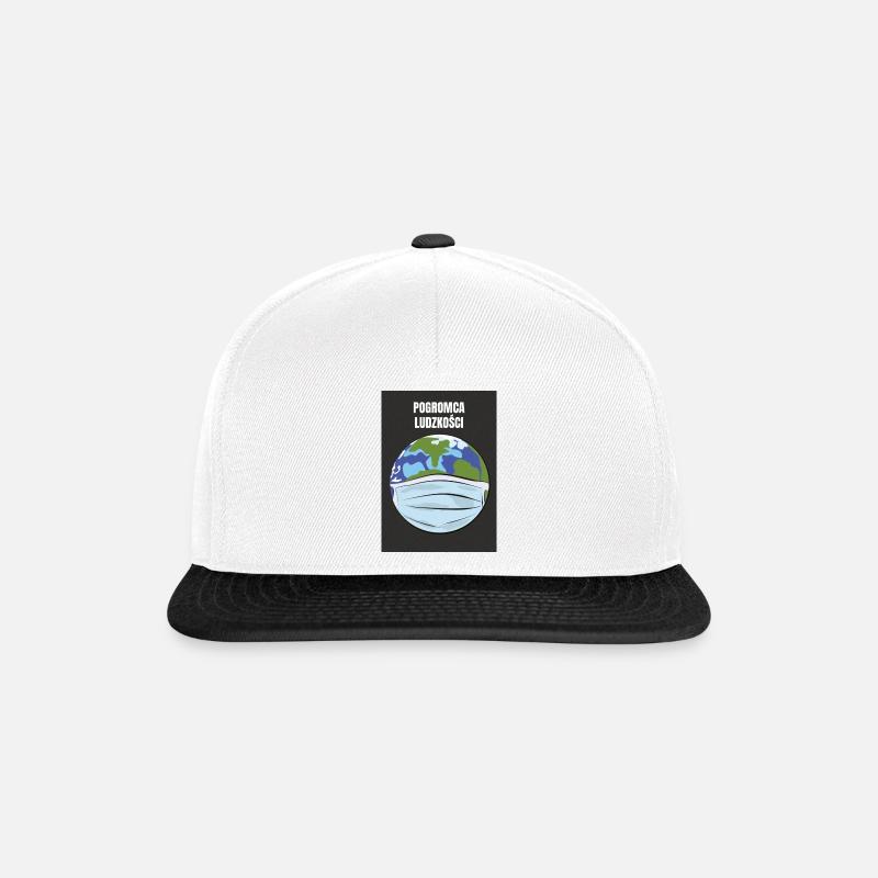 Conquérant de l’humanité - Casquette snapback - blanc/noir