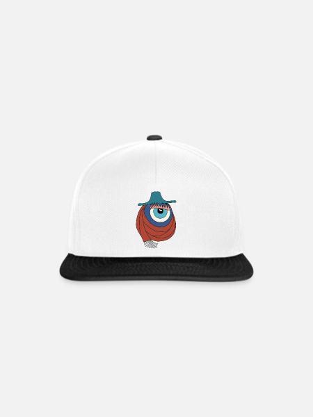 Aileens Hauptberuf - Modedesignerin 💁 ♂️ - Snapback Cap - Weiß/Schwarz