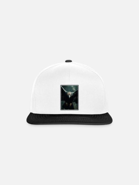 Geier - Snapback Cap - Weiß/Schwarz