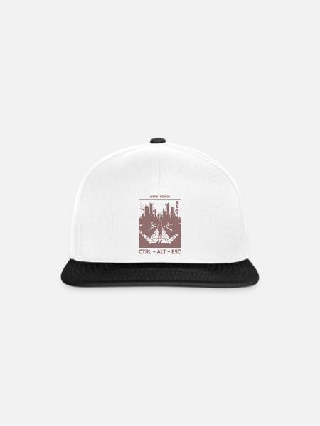 System Reboot Skyline - Snapback Cap - Weiß/Schwarz