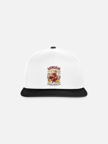 Sangria - Snapback Cap - Weiß/Schwarz
