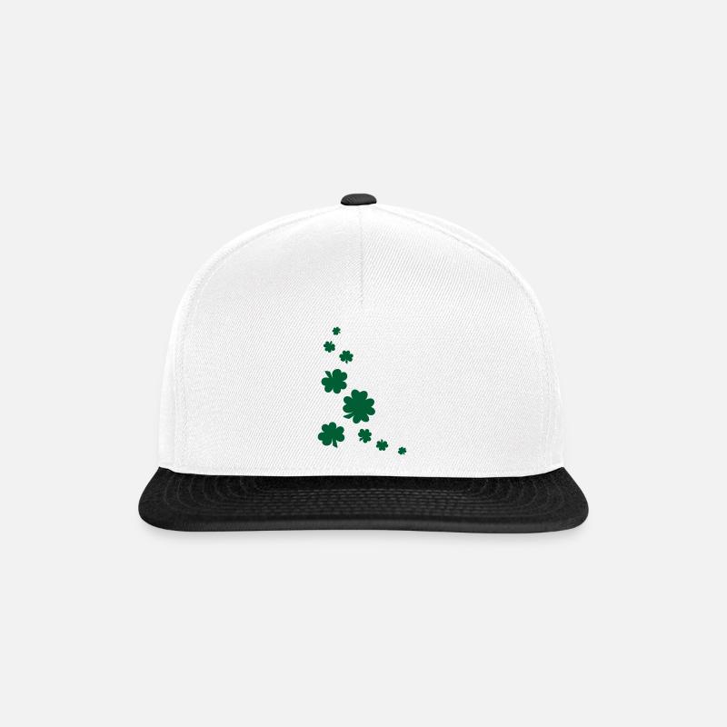 Shamrocks - Snapback Cap - white/black