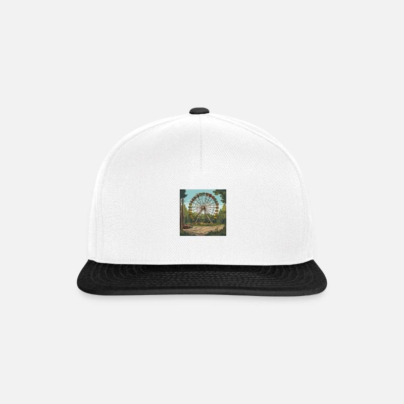 Foire oubliée - Casquette snapback - blanc/noir