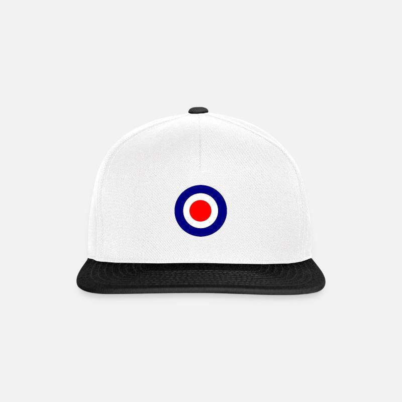 Cible Mod - Casquette snapback - blanc/noir