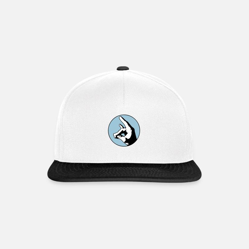 Schweigefuchs - Snapback Cap - Weiß/Schwarz