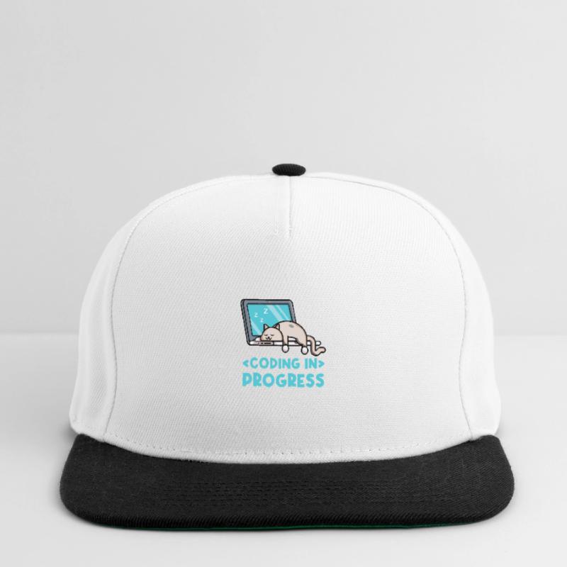 Coding In Progress Coder Programmer Computer Nerd Snapback Cap