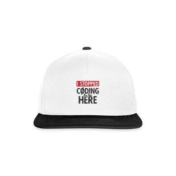 Software Ingenieur Informatiker Programmierer - Snapback Cap - Weiß/Schwarz - Vorne