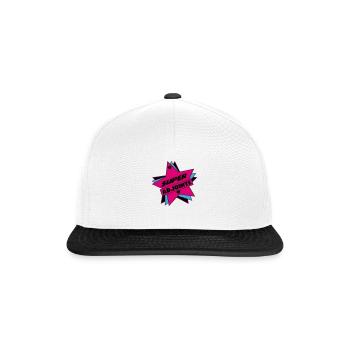 Super ADJOINTE - Casquette snapback - blanc/noir - Devant