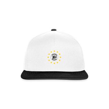 Europe vs. Nazis - Snapback Cap - Weiß/Schwarz - Vorne