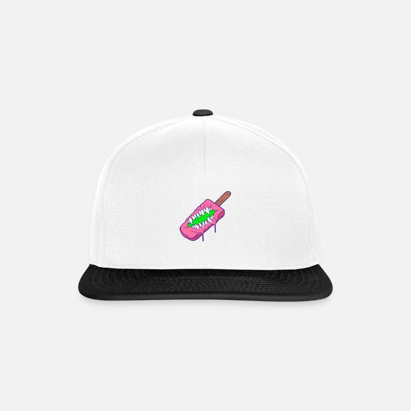 Bite Bite Baby - Snapback Cap - Weiß/Schwarz
