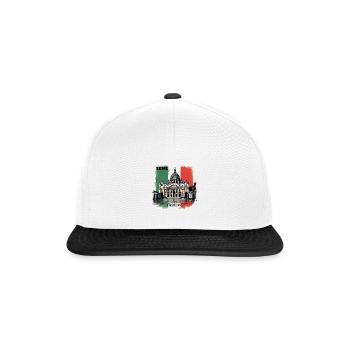 Rom Jubiläum Pilger der Hoffnung 2025, Vatikan v1 - Snapback Cap - Weiß/Schwarz - Vorne