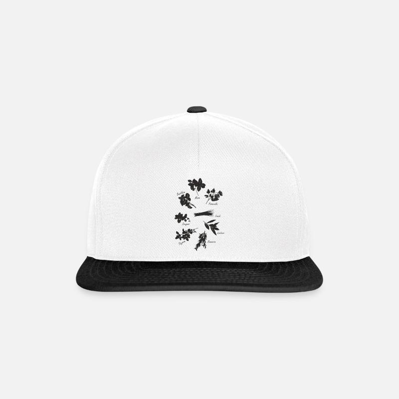 Küchenkräuter - Snapback Cap - Weiß/Schwarz