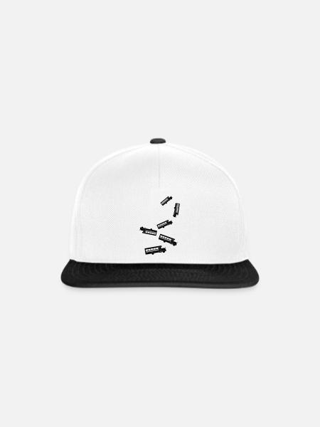 Schule Schulbus - Snapback Cap - Weiß/Schwarz