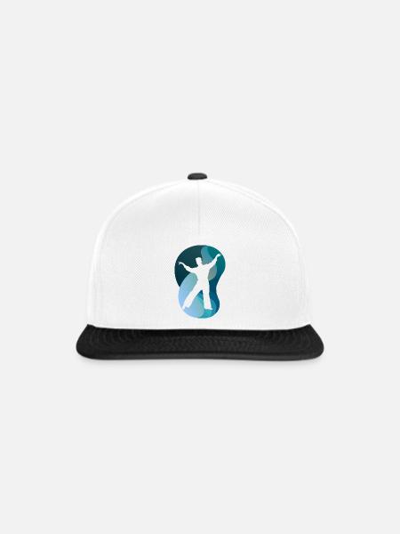 Tanzen Tanzkurs Modern - Snapback Cap - Weiß/Schwarz