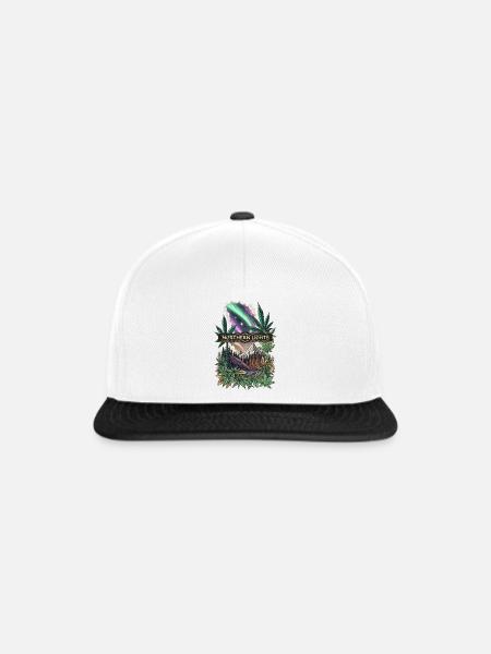 NORTHERN LIGHTS - Snapback Cap - Weiß/Schwarz
