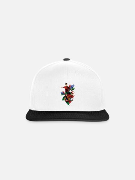 Portugal - Portugal - Flaggen - Snapback Cap - Weiß/Schwarz
