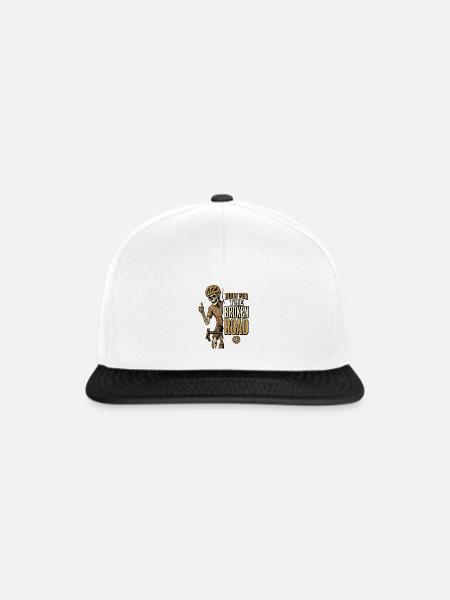 Built For The Broken Road - Snapback Cap - Weiß/Schwarz