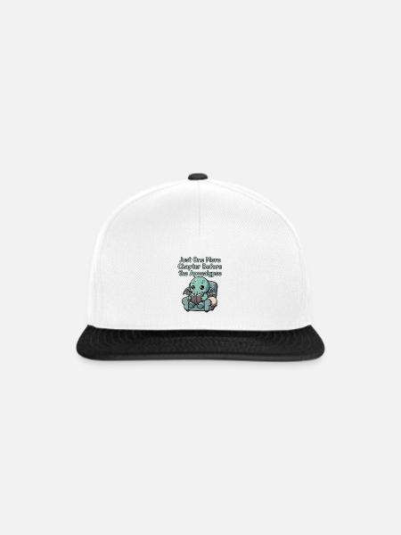 Nur noch ein Kapitel-Apokalypse - Snapback Cap - Weiß/Schwarz