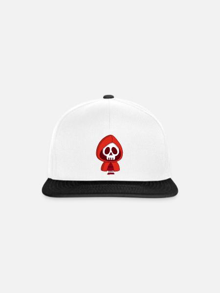Das Skelett von Rotkäppchen - Snapback Cap - Weiß/Schwarz