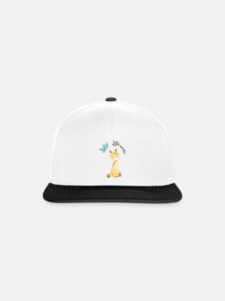 "little wonder" - Snapback Cap - Weiß/Schwarz