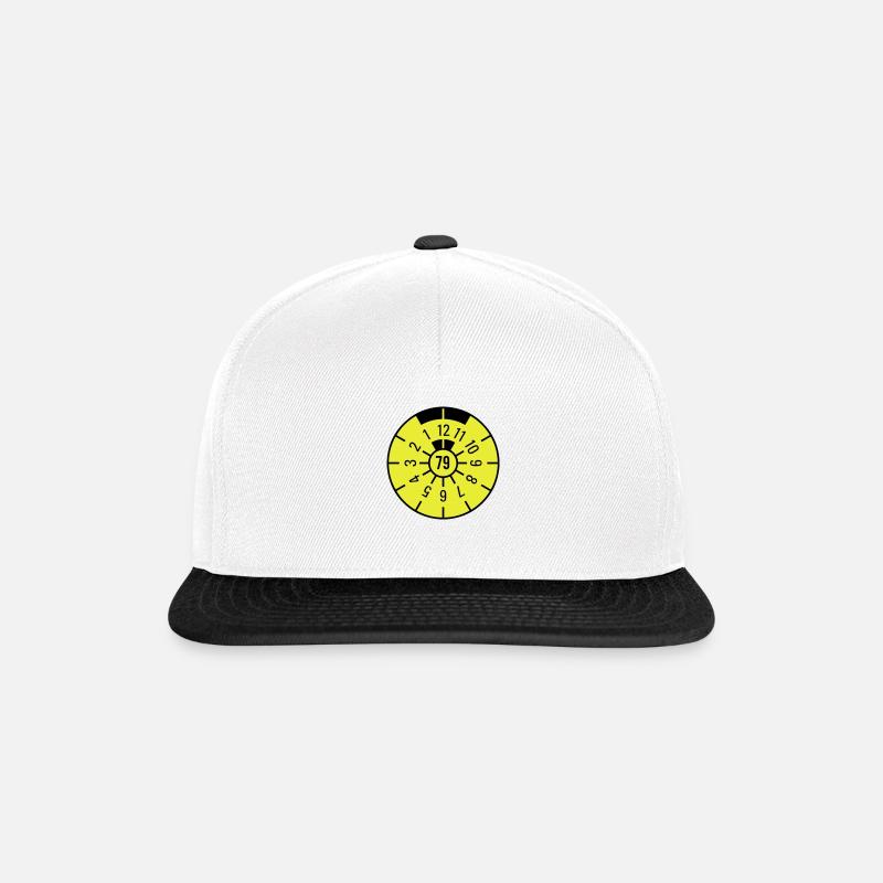 TÜV 1979 - Casquette snapback - blanc/noir