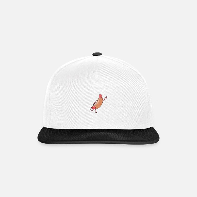 Wurst - Snapback Cap - Weiß/Schwarz