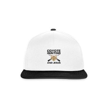 Conception de coyote pour les réacteurs de coyote - Casquette snapback - blanc/noir - Devant