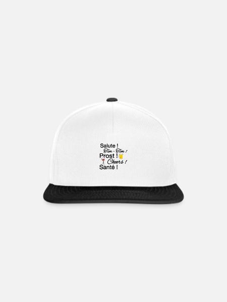 Prost - Snapback Cap - Weiß/Schwarz
