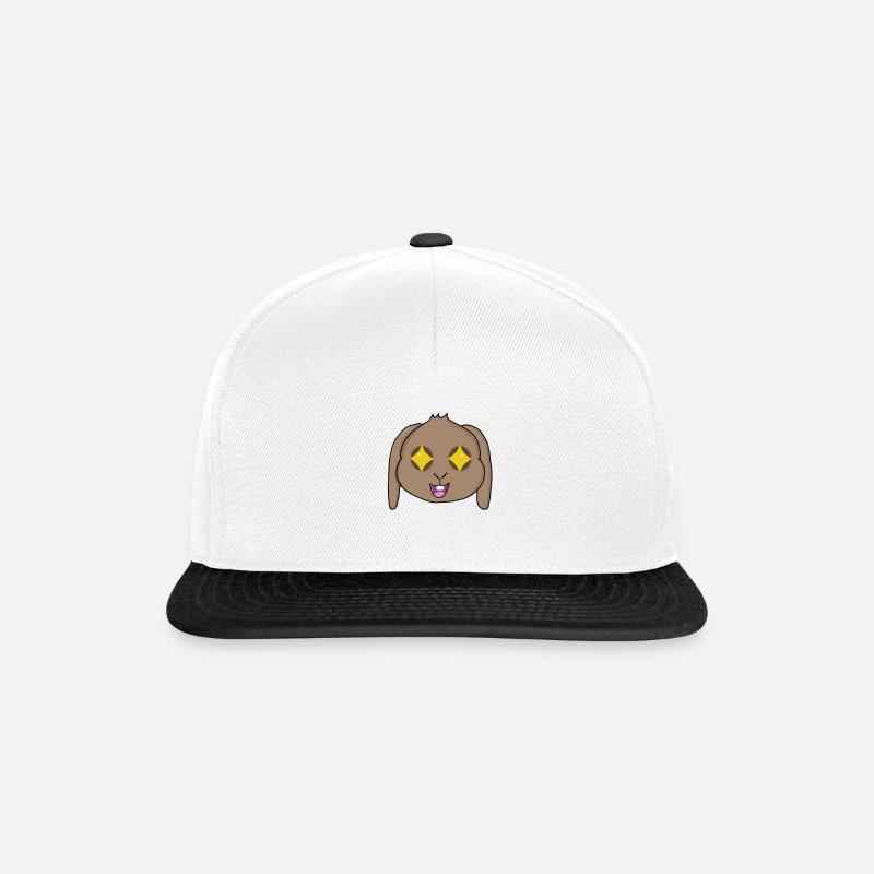 Happy Rabbit - Snapback Cap - white/black