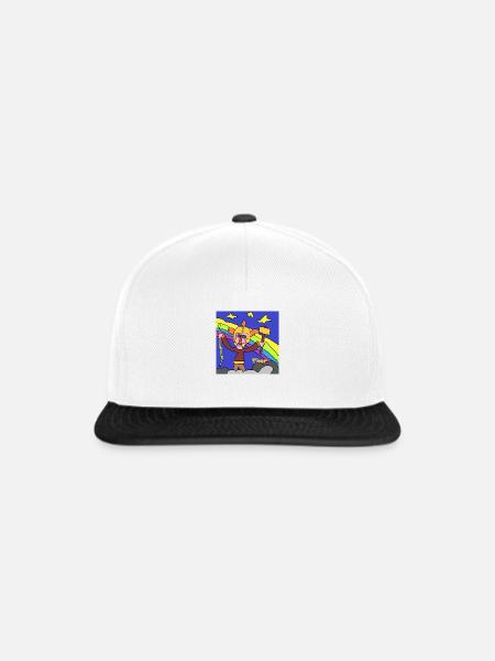 Thor - Snapback Cap - Weiß/Schwarz