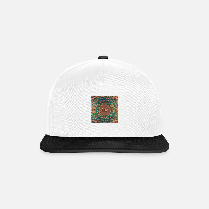 GOA - Snapback Cap - Weiß/Schwarz