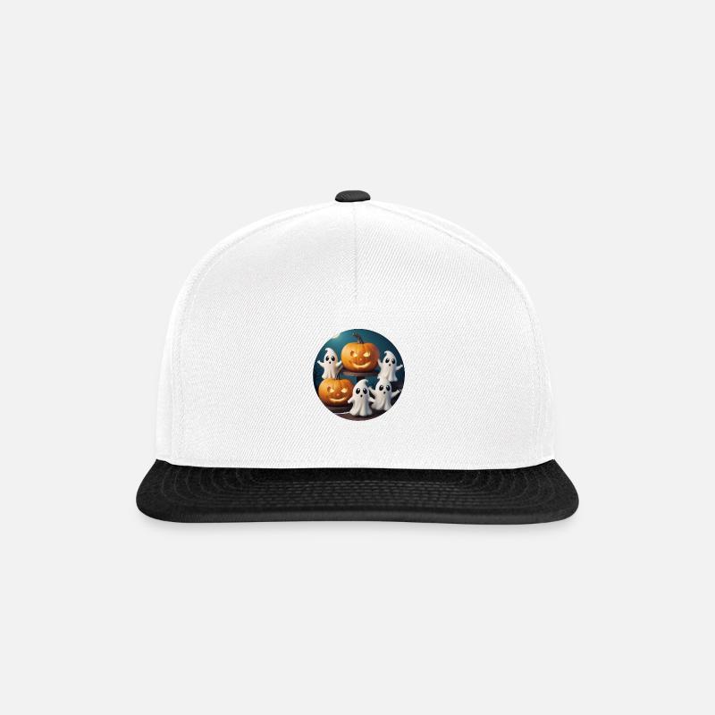 Boo Crew - Casquette snapback - blanc/noir