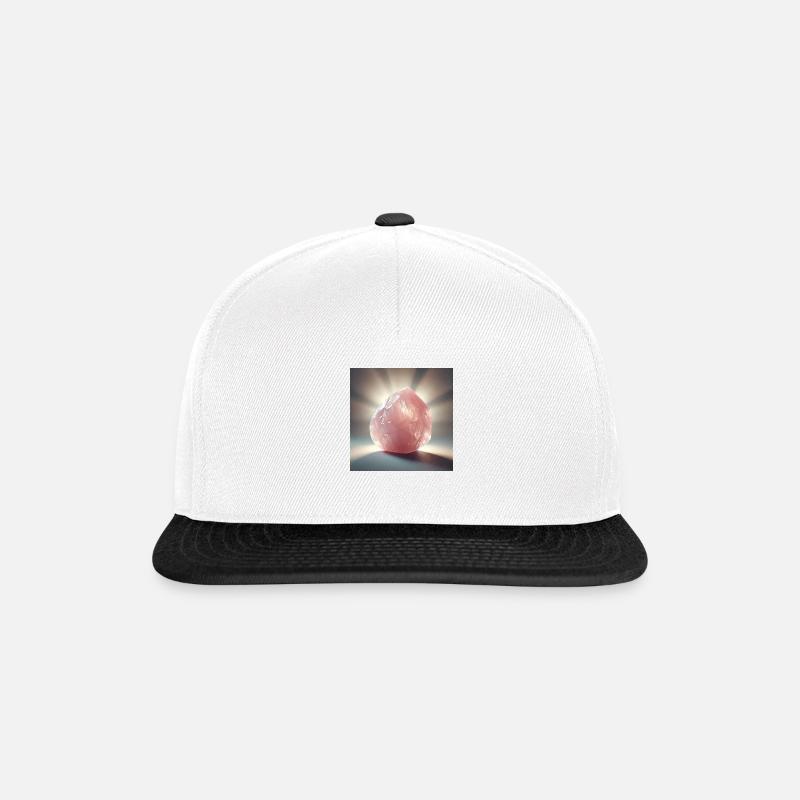 rosenquarzambilight - Snapback Cap - Weiß/Schwarz