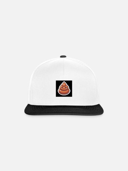 kackadualone - Snapback Cap - Weiß/Schwarz