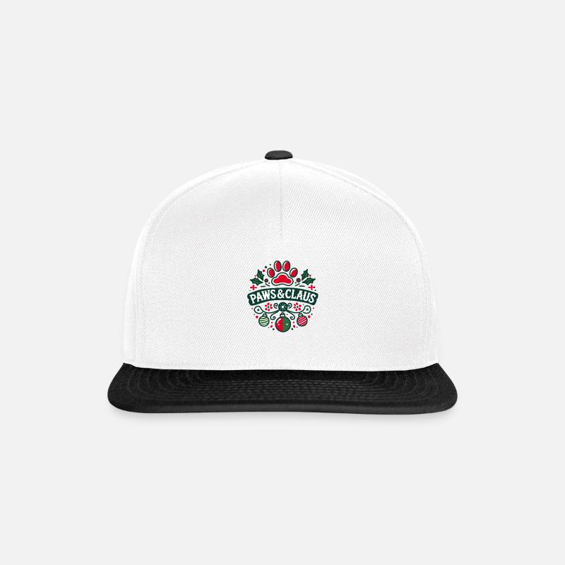 Pull de Noël Dog Lover - Casquette snapback - blanc/noir