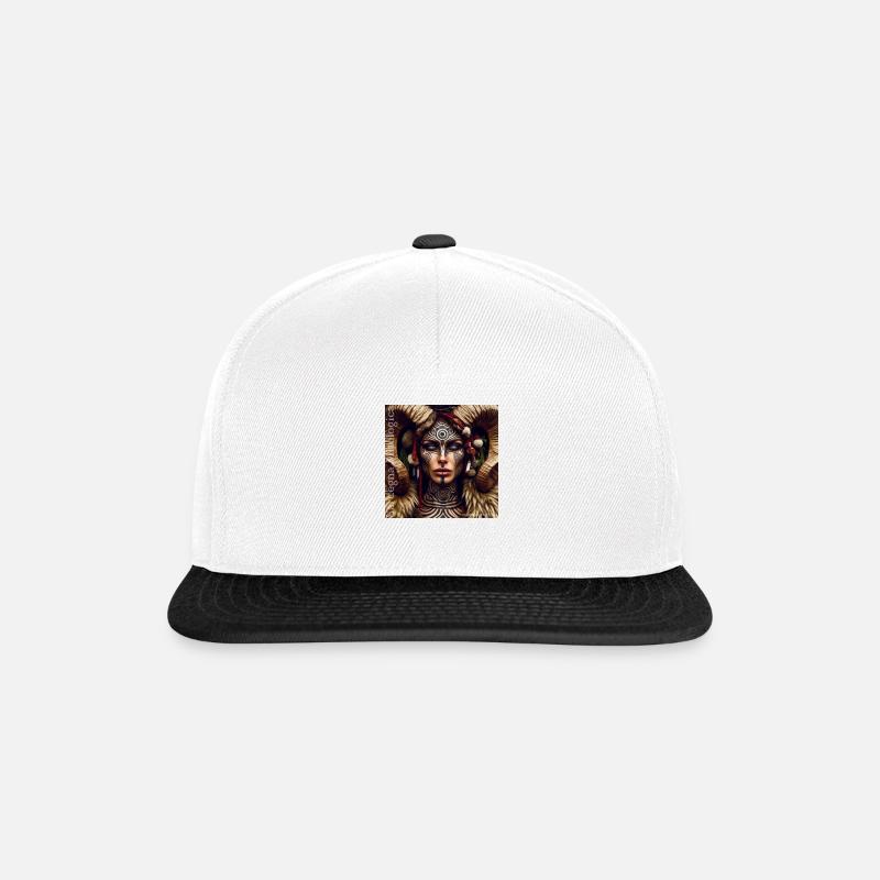 Meiga - Snapback Cap - white/black