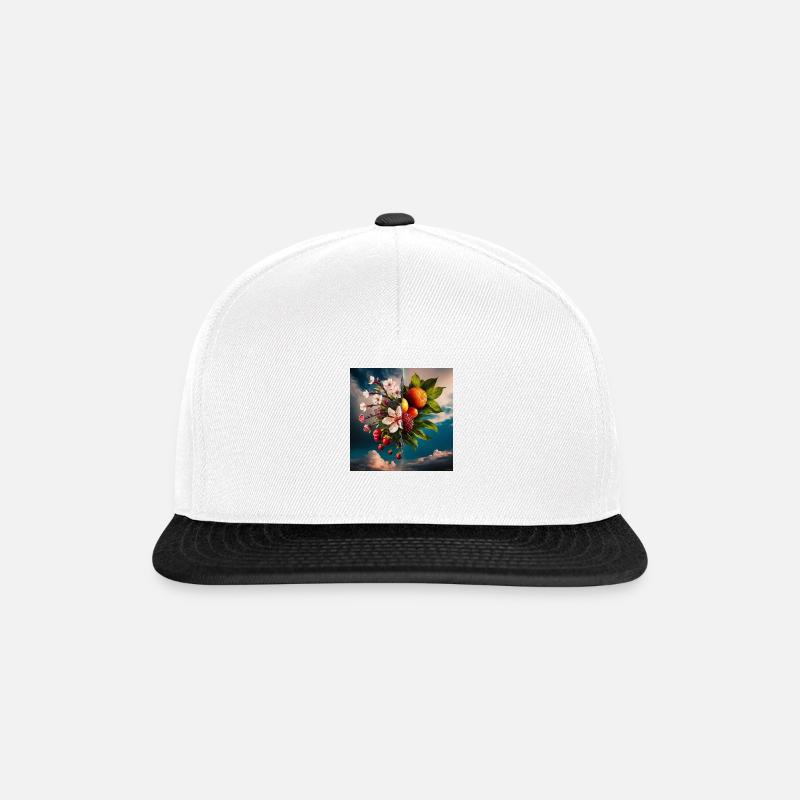 Printemps Été - Casquette snapback - blanc/noir