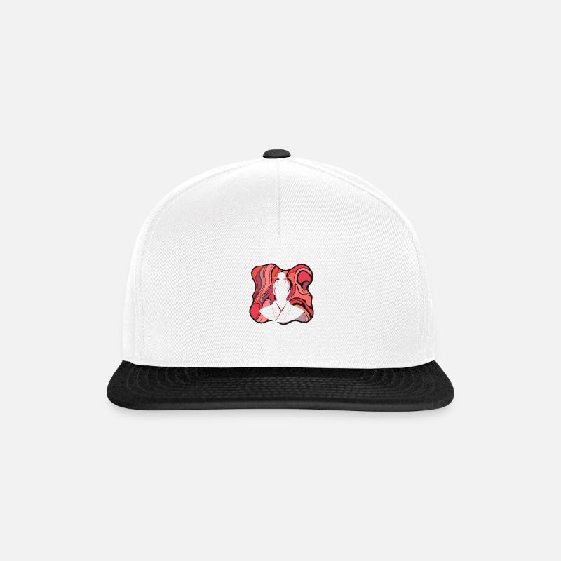 Samurai Karate Schwert - Snapback Cap - Weiß/Schwarz