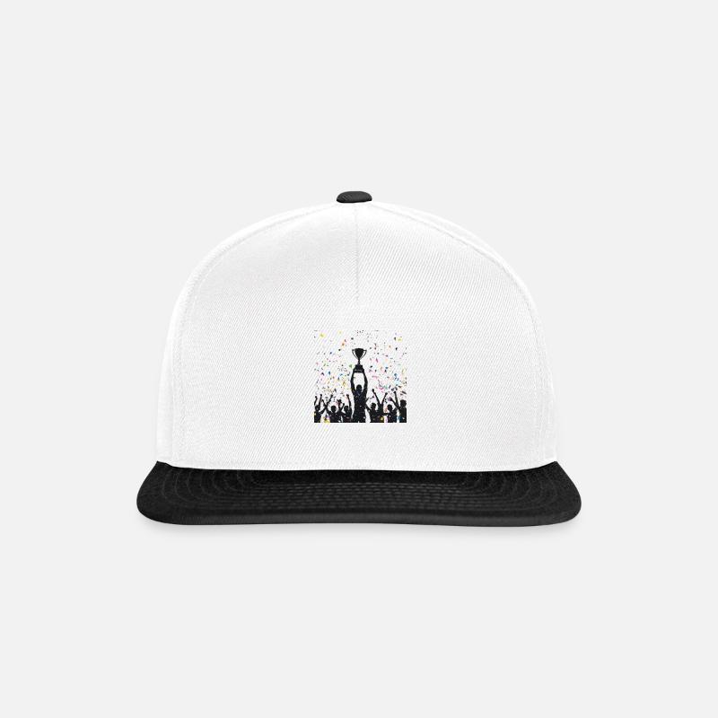 Sieger - Snapback Cap - Weiß/Schwarz